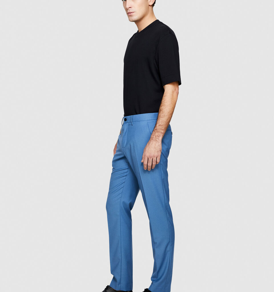 Formal trousers - men's slim fit trousers - Blue | Sisley image number 2